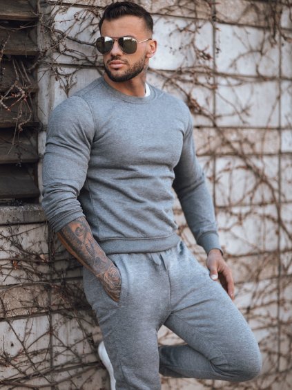 Tmavosivá tepláková súprava