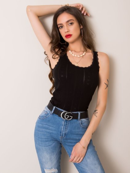 Dámsky čierny top