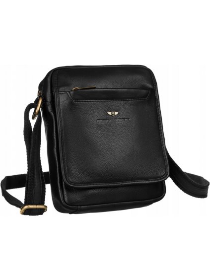 Peterson Čierna pánska messenger taška