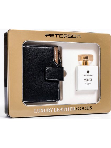 Peterson darčeková sada s peňaženkou a parfémom Q001