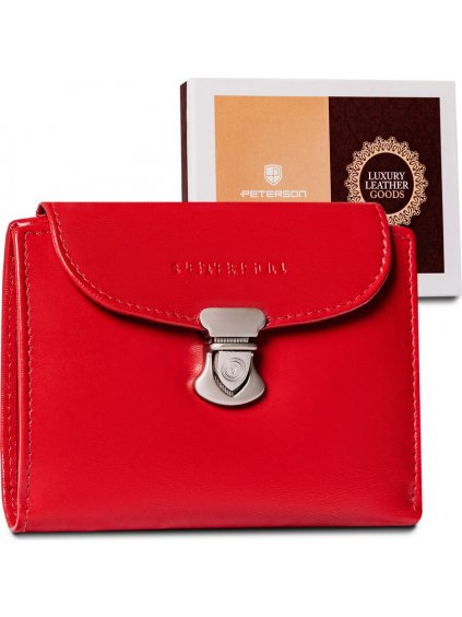 Peterson červená peňaženka Y235