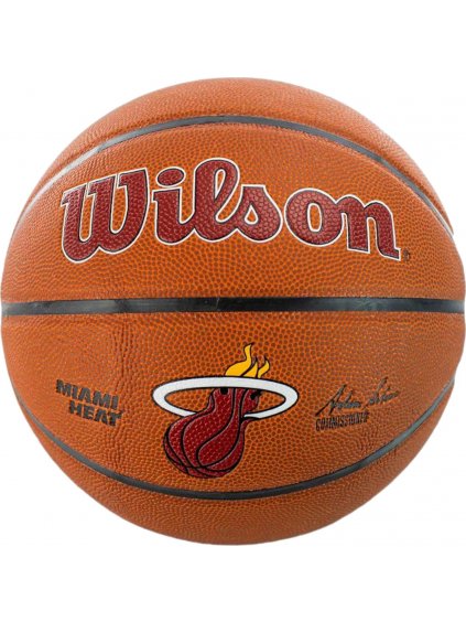 Basketbalová lopta Wilson Team Alliance Miami Heat Ball