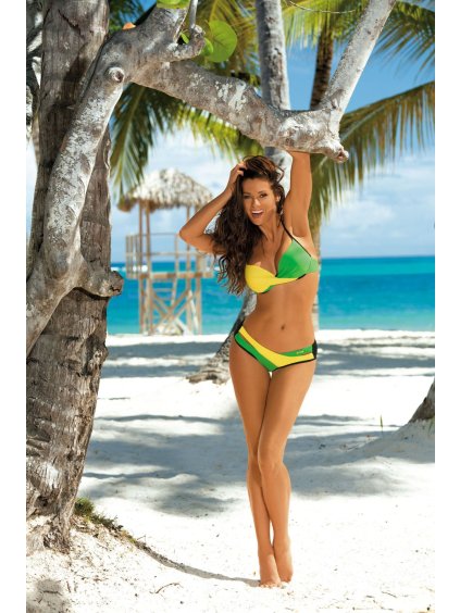 Zeleno-žlté bikiny Christina