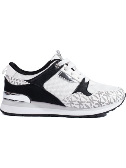 Dámske bielo-čierne sneakersy Shelovet
