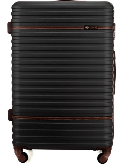 SOLIER čierny škrupinový kufor veľ. M 22'