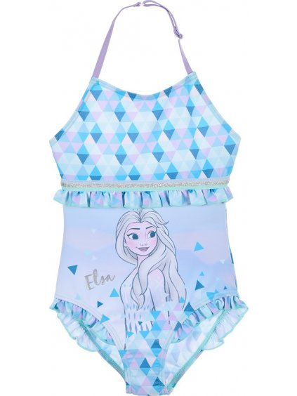 Modré jednodielne plavky Disney Frozen