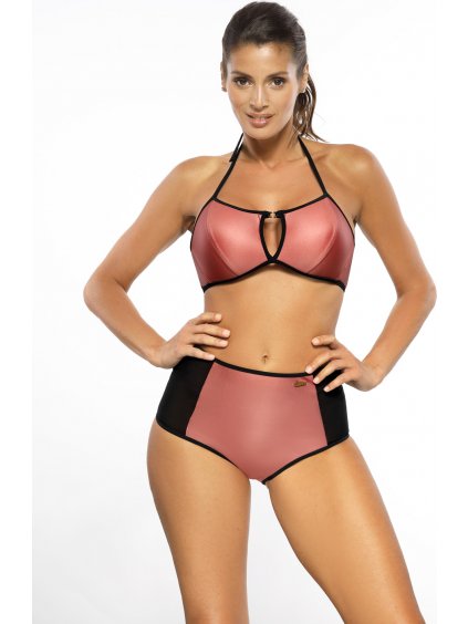 Ružové metalické bikiny Giselle Nero-Anfora