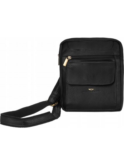 Peterson Čierna pánska messenger taška
