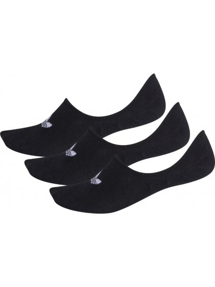 Čierna sada ponožiek adidas No Show 3 páry