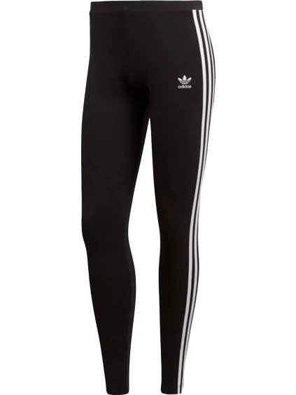 Tmavomodré dámske legíny adidas Adicolor 3-Stripes Tights