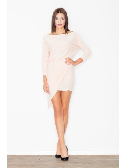 (Veľ. S) Dámske marhuľové šaty