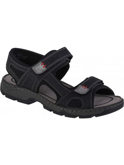 ČIERNE PÁNSKE SANDÁLE RIEKER SANDALS