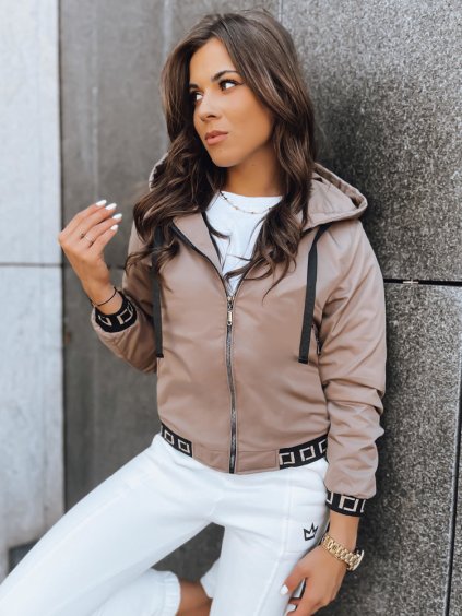 Hnedý krátky bomber SELENE