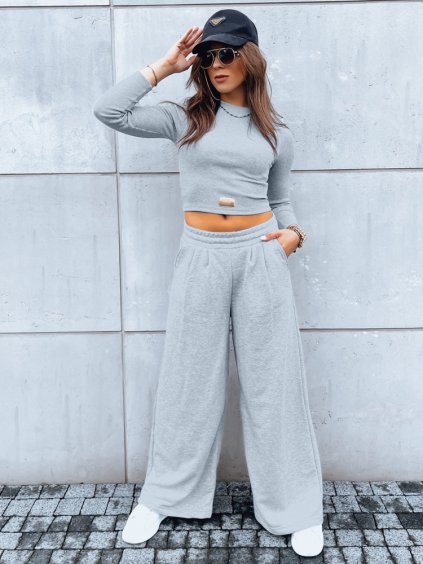 Sivý komplet trička a nohavíc ASTRAL ALLURE