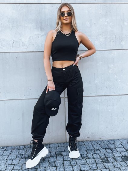 Čierne kapsáčové nohavice ADVENTURE