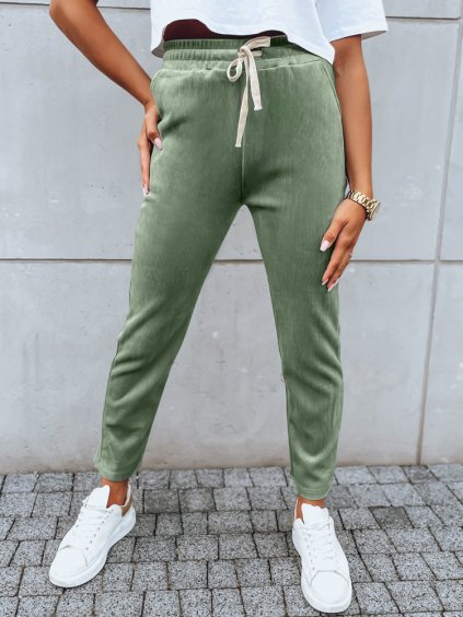 Khaki menčestrové tepláky ASTRO