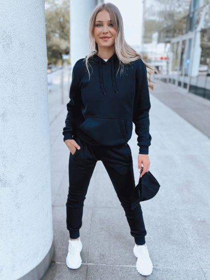 Tmavomodrá súprava mikiny a teplákov