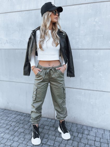 Khaki cargo nohavice MIRI