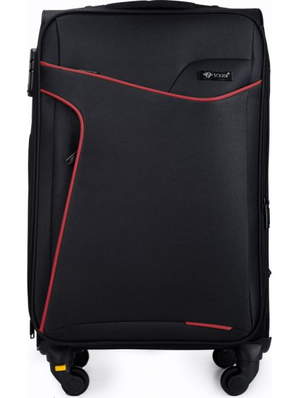 Solier Čierny cestovný kufor veľ. M