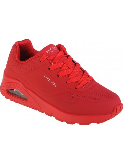 Červené štýlové tenisky Skechers Uno Stand On Air