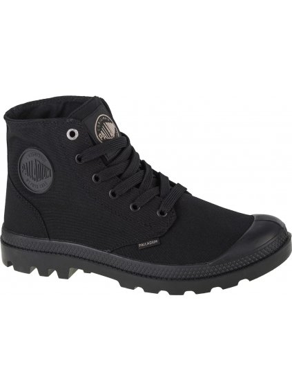 Čierne pánske členkové tenisky Palladium Mono Chrome