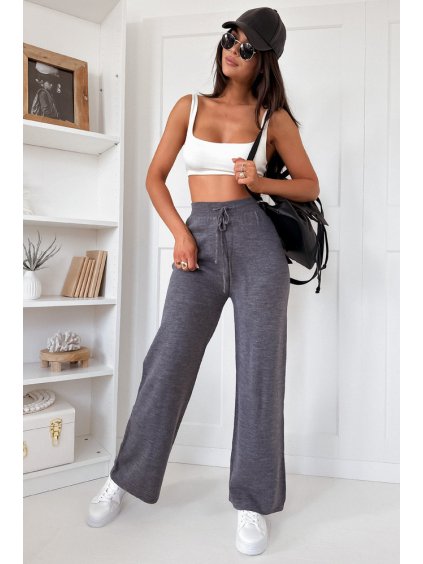 Sivé voľné nohavice LAKELIFE