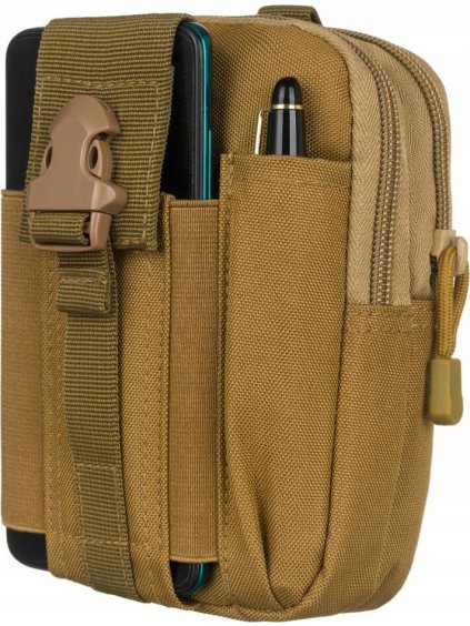 Khaki taška na opasok