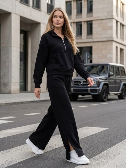 Čierna tepláková súprava MARINO