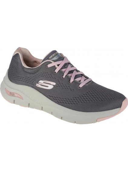 Sivé dámske tenisky Skechers Arch Fit-Big Appeal