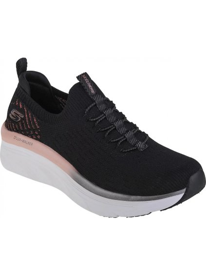 ČIERNE TENISKY SKECHERS D'LUX WALKER LET IT GLOW