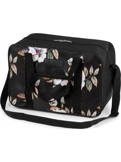 SOLIER čierna cestovná taška