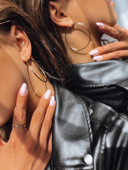 Zlaté kruhové náušnice PAPAGAYO