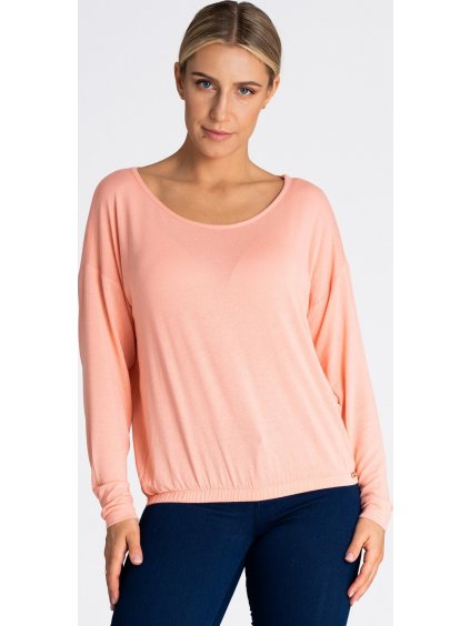 Marhuľová voľná blúzka