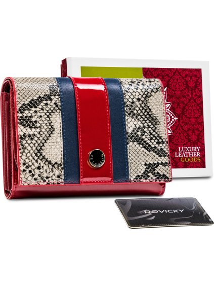 Peterson Bordová peňaženka s pruhmi Y152