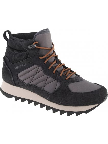 Čierne členkové topánky Merrell Alpine Sneaker Mid PLR WP 2