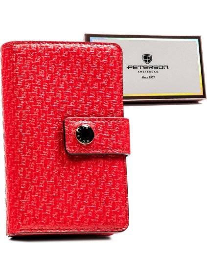 Peterson Červená stredná peňaženka Y518
