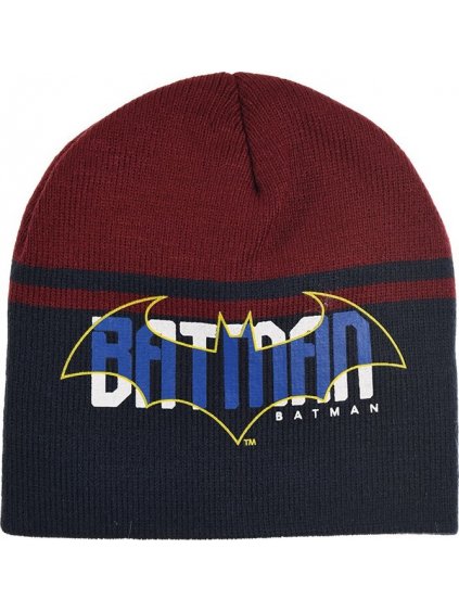 Batman vínovo-modrá chlapčenská čiapka