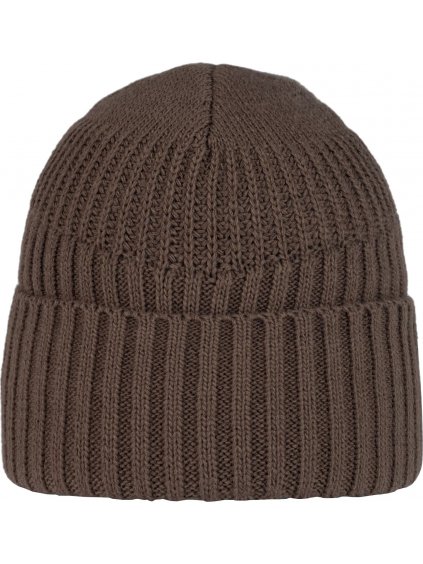 Hnedá turistická čiapka Buff Renso Knitted Fleece Hat Beanie