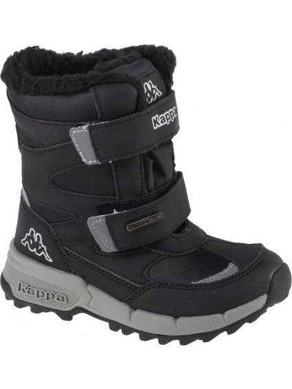 Čierne chlapčenské topánky Kappa Cekis Tex K