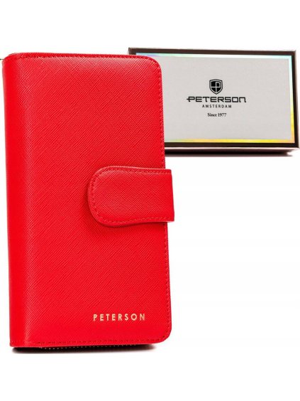 Peterson červená Peňaženka Y553
