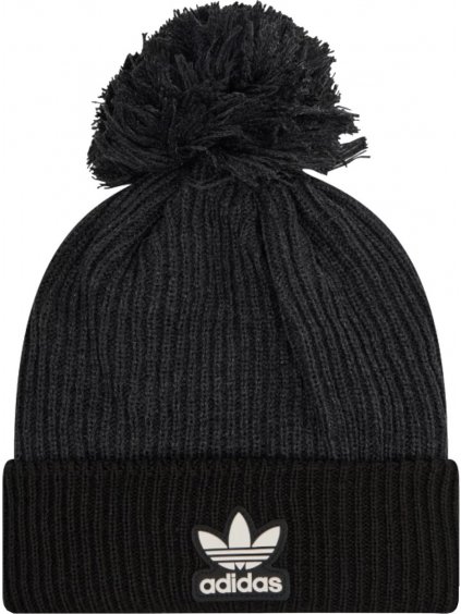 Čierna dámska čiapka adidas Adicolor Collegiate Pom Beanie