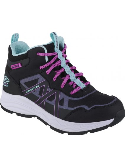 Čierne členkové topánky Skechers Adventure Blitz - Fun Pursuit