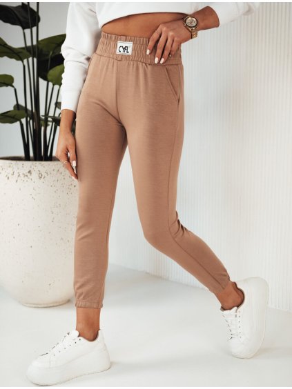 Hnedé pohodlné tepláky CYFL