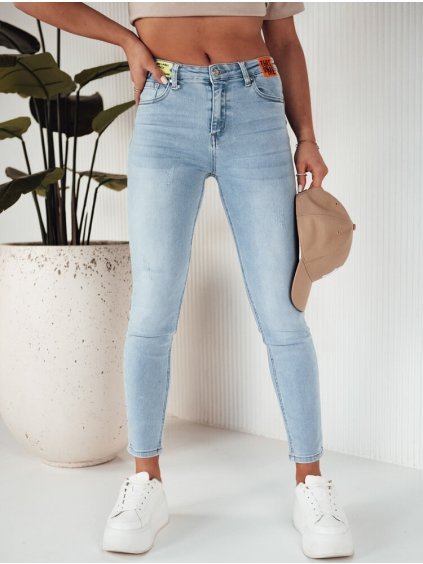 Svetlomodré skinny rifle NIRE