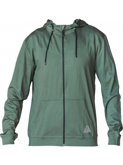 Zelená športová mikina Joma Indoor Gym Zip-Up Hoodie