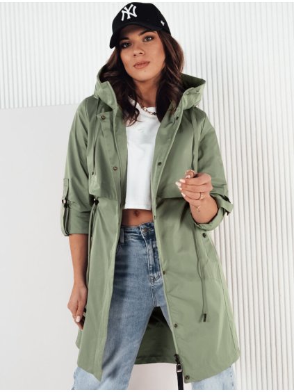 Svetlá khaki prechodná parka NOCITO