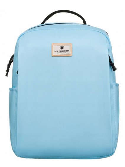 Peterson svetlomodrý batoh s vreckom na notebook
