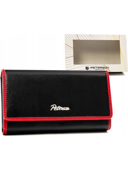 Peterson Čierna veľká peňaženka Y608
