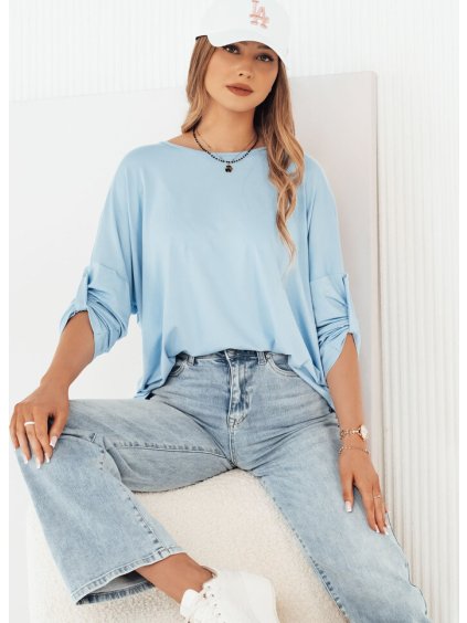 Svetlomodré oversize tričko BAFINA