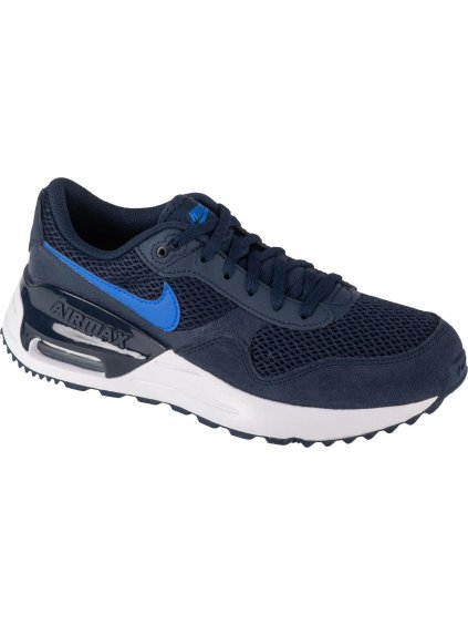 TMAVOMODRÉ VOĽNOČASOVÉ TENISKY NIKE AIR MAX SYSTEM GS